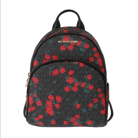 michael kors flower backpack